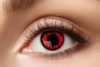 Eyecatcher Color Fun, Farbige Kontaktlinsen „Red Wolf“, Lebendiger Untoter, Jahreslinsen weich, 2 Stück / BC 8.6 mm / DIA 14.5 mm / 0.00 Dioptrien