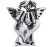 Talisman Big Heart Schutzengel Rückseite beschriftet „Angels-welcome“ Groß: 40mm x 32mm mit Organzasäckchen